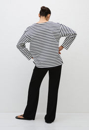 Breton Stripe Tee - Navy/White - Matteau